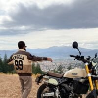 BLACK Bej Kahve Deri Mont - Görsel 2