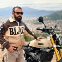 BLACK Bej Kahve Deri Mont - Görsel 4
